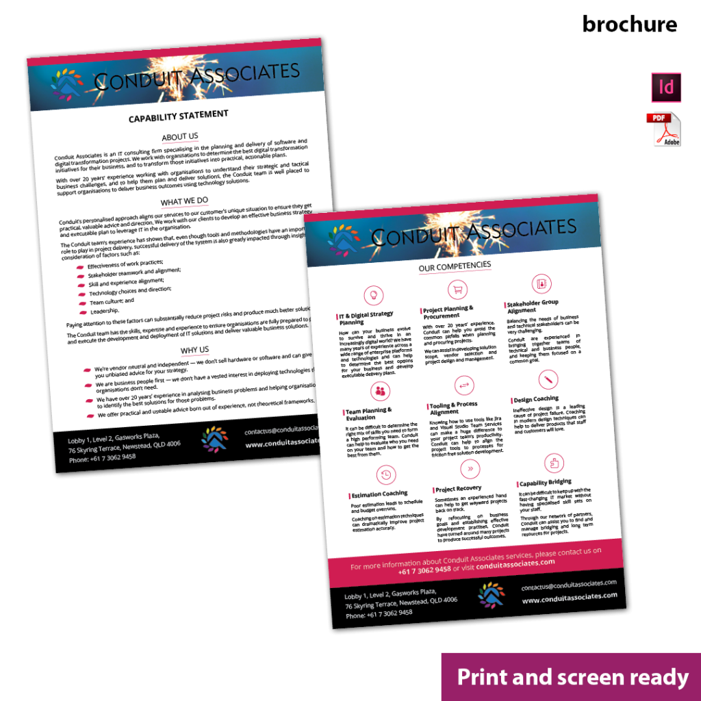 twosided document — Lakazdi Graphic Design