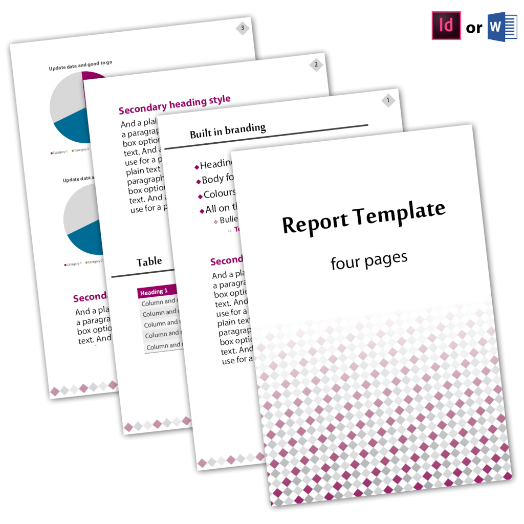 report design for businesses includes all styles, heading, font, colour, logo, bullets, table, chart all built in, super easy to use and install on any PC. Choose between indesign or word template. Includes one-click to update table of contents. All custom designed by professional graphic designer. Lakazdi Kassandra Bowers from Brisbane Australia.