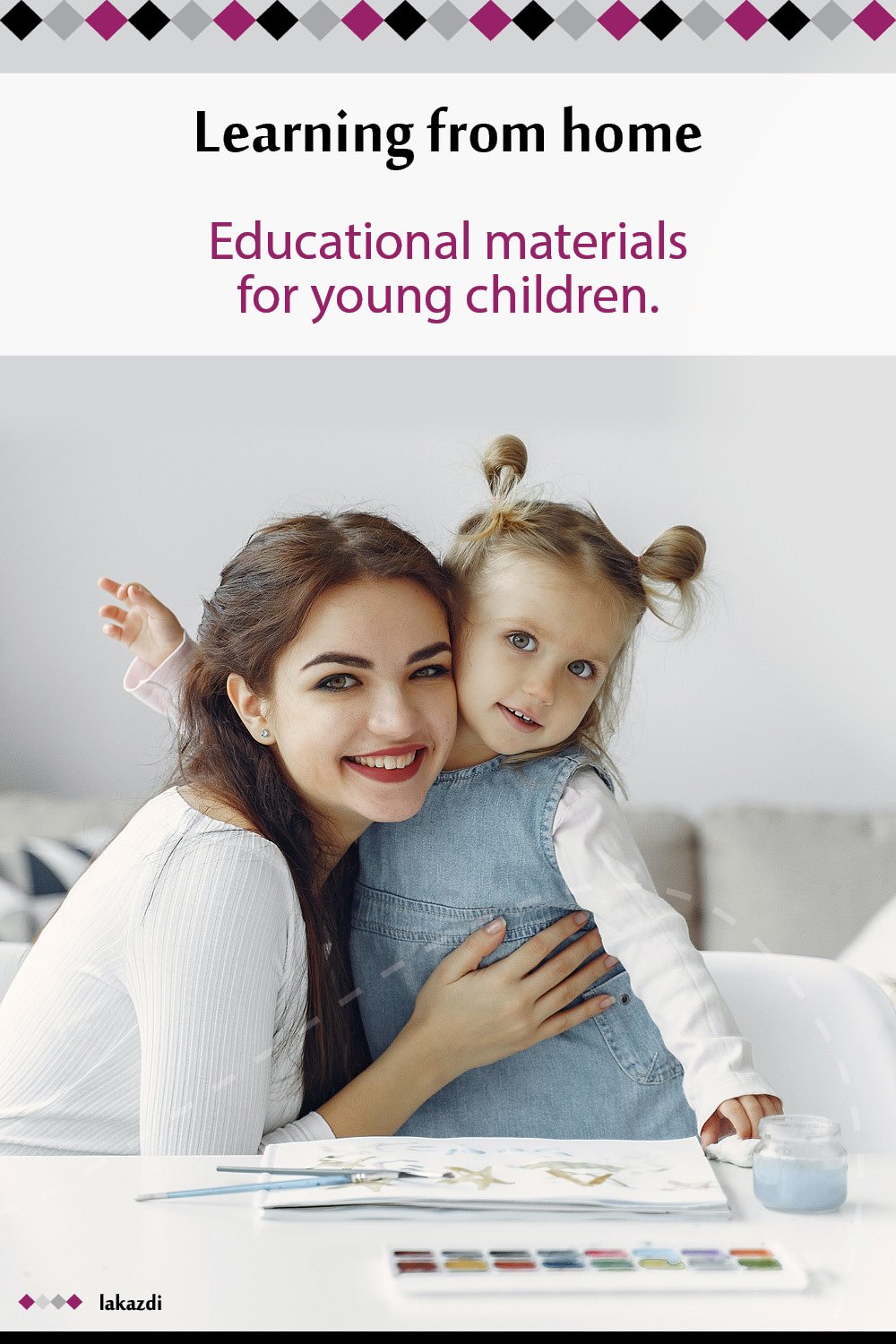 learning from home educational materials for young children