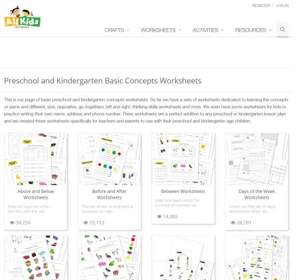 Learning from home: Educational materials for young children.